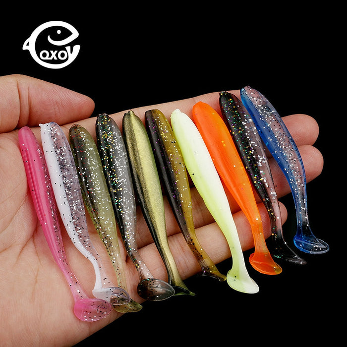 QXO 10pcs/Lot Soft Lures Silicone Bait 7cm 2g Goods For Fishing Sea Fishing Pva Swimbait Wobblers Artificial Tackle V.I.P Digital Presence