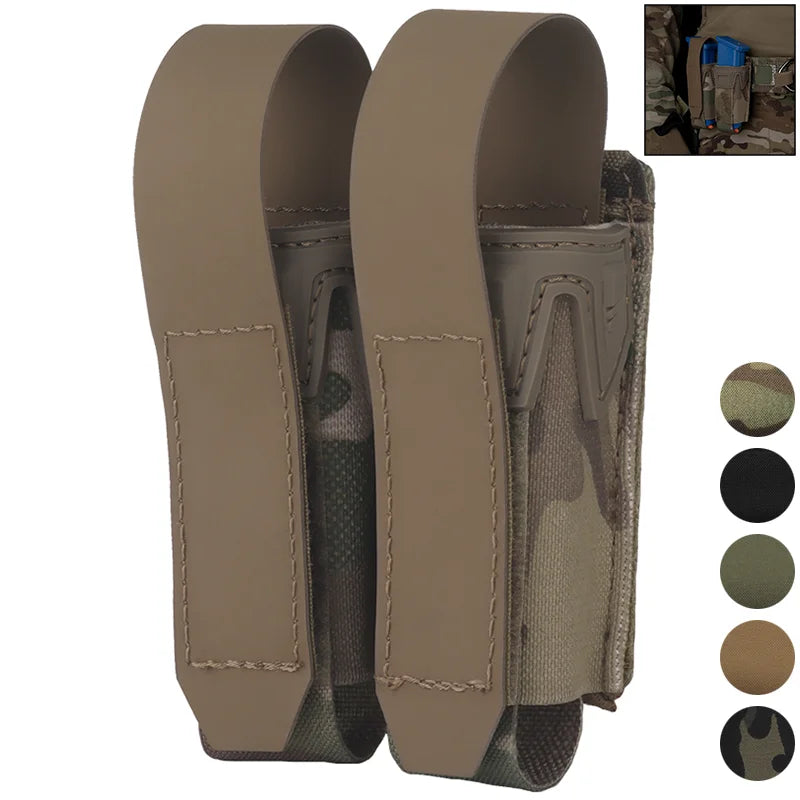 K Type 9MM Double Magazine Pouch Heavy Duty Ammo Holder for Outdoor Shooting & Hunting Gear OtdoorEdge Supply