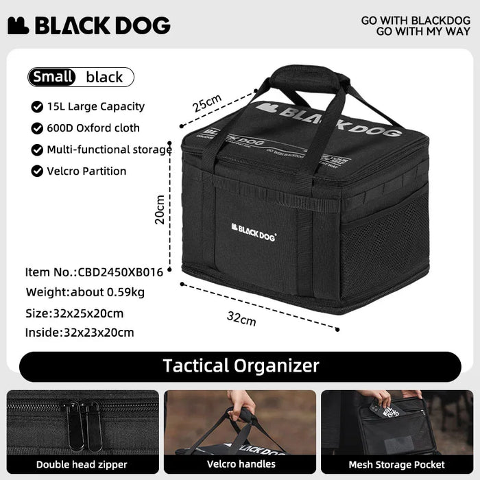 Blackdog Outdoor Camping Gear Storage Bag Large Capacity Portable Collapsible Storage Bag Sundries Bag OtdoorEdge Supply
