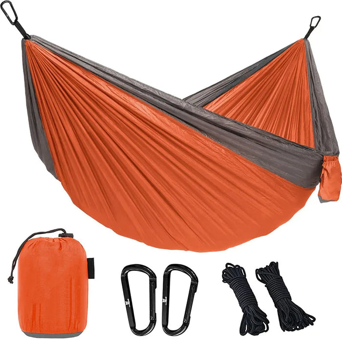 Hammock for Camping Hammocks Gear for The Outdoors Backpacking Survival or Travel Portable Lightweight Parachute Nylon OtdoorEdge Supply