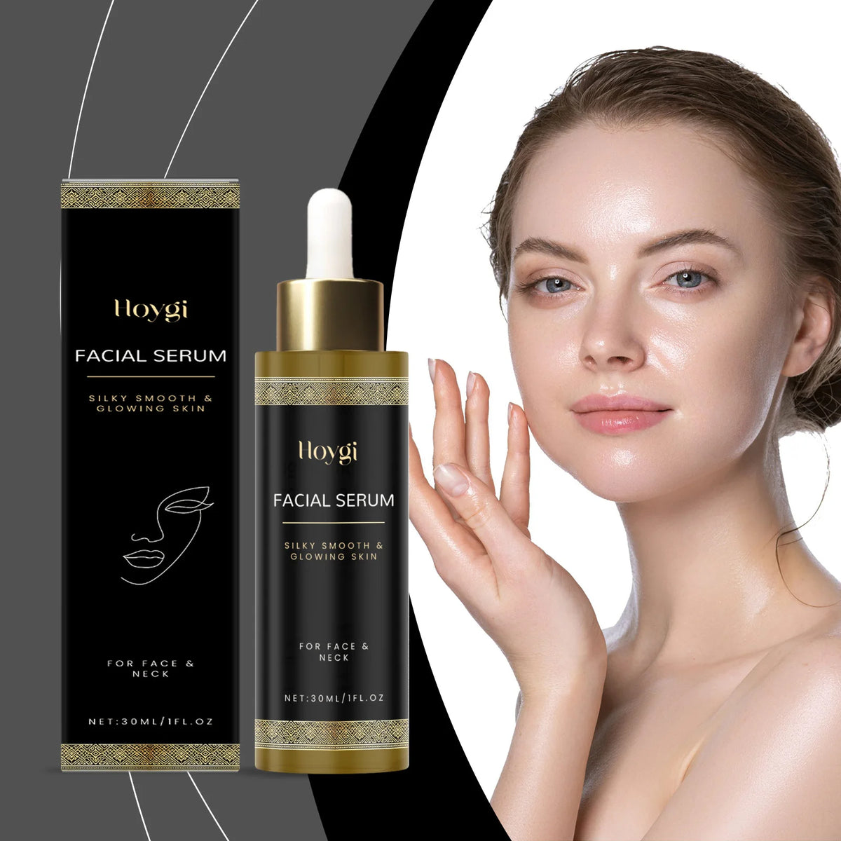Facial Care Essence, Moisturizing, Radiance - Boosting, Lightweight, Hydrating, Smooth, Soft & Elastic Skin, Skincare Serum Outdoor Kinetics