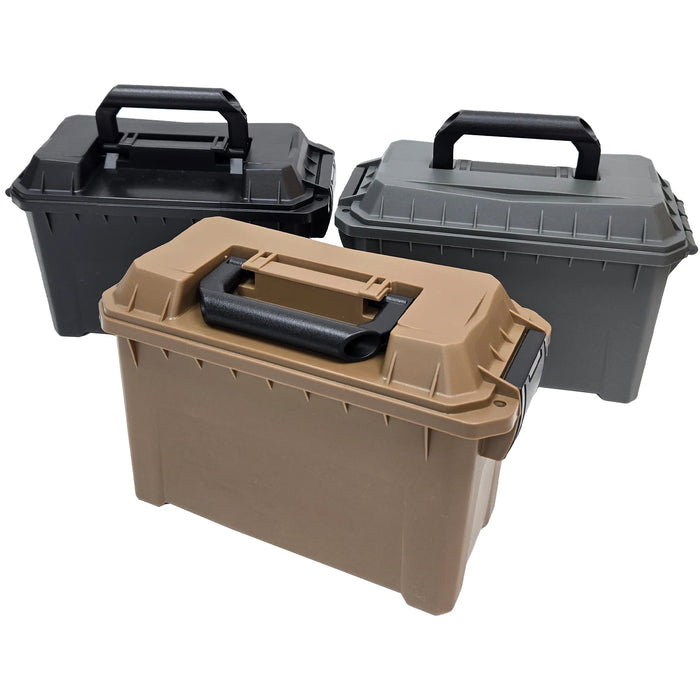 Customizable Color Logo Waterproof Dustproof Hunting Gear Plastic Ammo Storage Box with Handle OtdoorEdge Supply