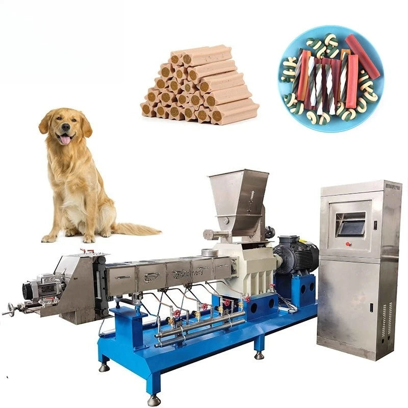 Good Pet Treats Dog Chews Food Making Machine Dog Treats Extruder Machine Outdoor Kinetics