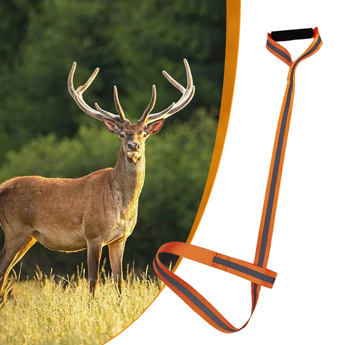 Deer Drag Harness Durable Deer Drag Strap with Comfortable Handle Tow Rope Hunting Gear OtdoorEdge Supply