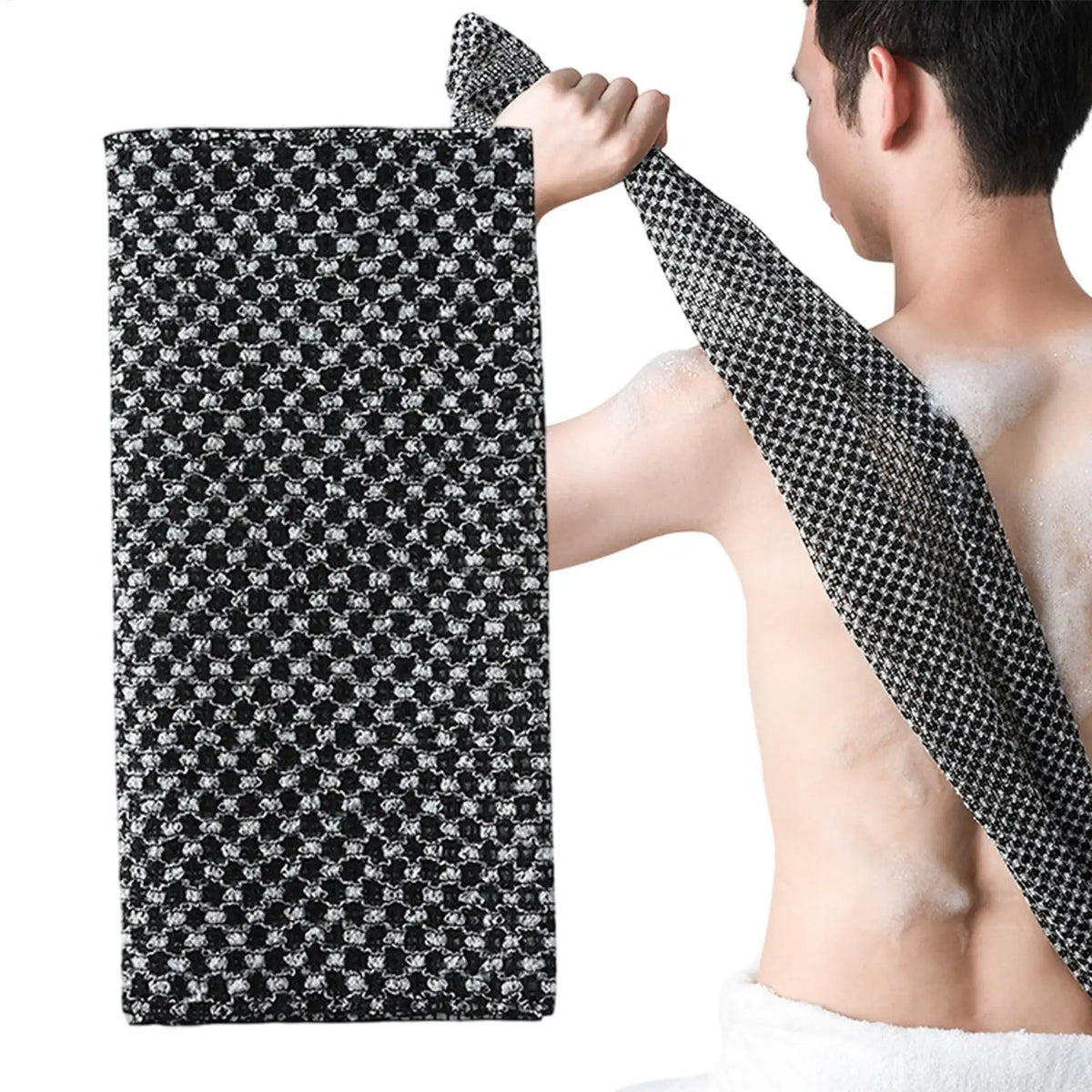Body Exfoliator Towel Bath Body Back Wash Cloth Towel Bath Scrubber Exfoliating Scrub Shower Sponge Body Bathroom Accessories Outdoor Kinetics