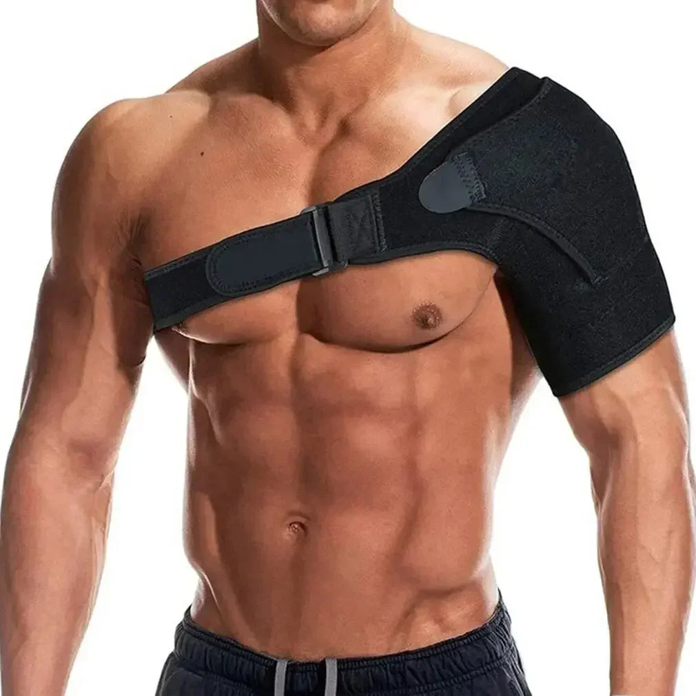 Shoulder Brace with Pressure Pad, Suitable for Both Men and Women, Adjustable Shoulder Brace for Left and Right Shoulder Protect Outdoor Kinetics