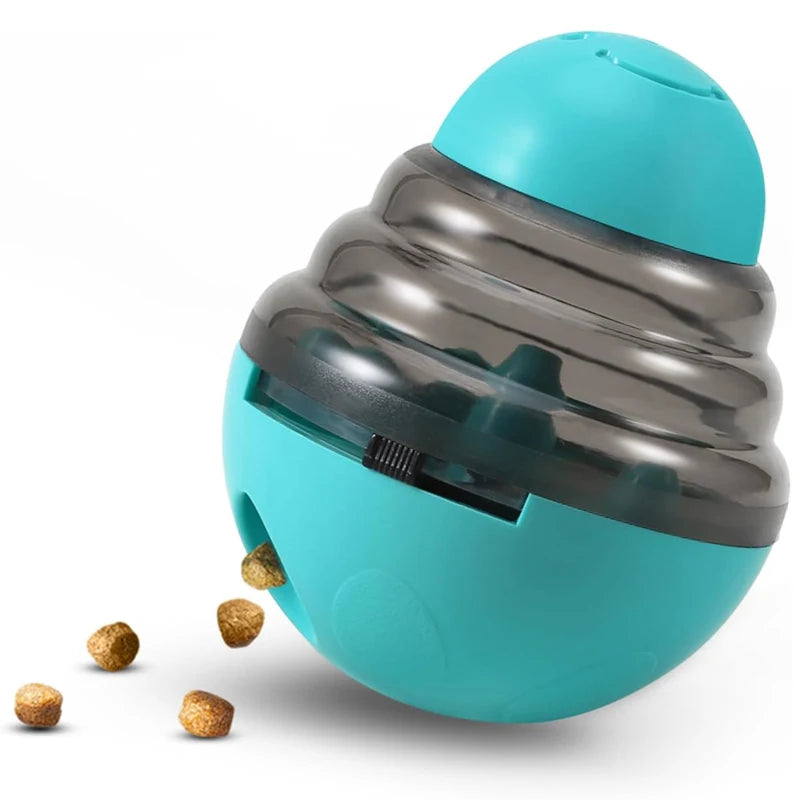 Dog Interactive Food Dispenser Toys Small Dogs Cats Pet IQ Training Improve Kitten Puppy Slow Shaking Leak Feeder Food Container Outdoor Kinetics