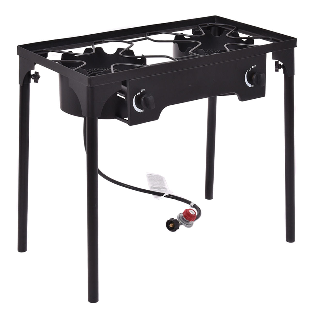 150000 BTU Double Burner Outdoor Stove BBQ Grill DirectDeals