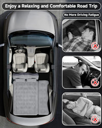Umbrauto 29.53in/75cm Wide Car Air Mattress – Inflatable SUV, Truck & Van Back Seat Camping Bed with Pump & Pillows, Gray V.I.P Digital Presence
