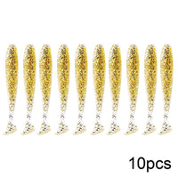 QXO 10pcs/Lot Soft Lures Silicone Bait 7cm 2g Goods For Fishing Sea Fishing Pva Swimbait Wobblers Artificial Tackle V.I.P Digital Presence