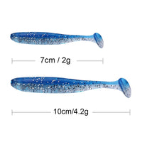 QXO 10pcs/Lot Soft Lures Silicone Bait 7cm 2g Goods For Fishing Sea Fishing Pva Swimbait Wobblers Artificial Tackle V.I.P Digital Presence
