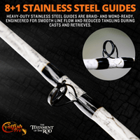 1 of 220 The Testament of Time Casting Rod - Limited Edition Rod Catfish Pro