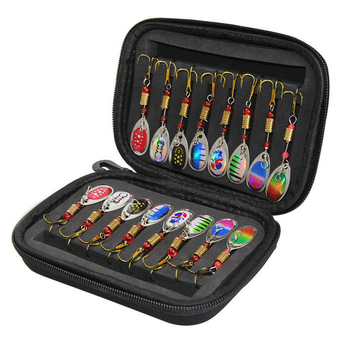 Rotating Sequin Fly Hook Set with Fishing Tackle Bag Sell My Stuff