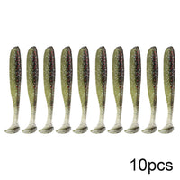 QXO 10pcs/Lot Soft Lures Silicone Bait 7cm 2g Goods For Fishing Sea Fishing Pva Swimbait Wobblers Artificial Tackle V.I.P Digital Presence