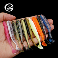 QXO 10pcs/Lot Soft Lures Silicone Bait 7cm 2g Goods For Fishing Sea Fishing Pva Swimbait Wobblers Artificial Tackle V.I.P Digital Presence