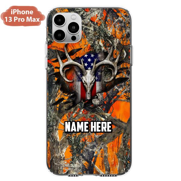 Custom Personalized The Best Premium Skull Deer Hunting Multicolor Phone Case - Gift Idea For Hunting Lover - Case For iPhone And Samsung CusGifts