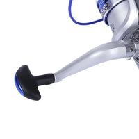 YUMOSHI AF1000-7000 12BB Gear Ratio 5.5:1 Half Metal Fishing Spinning Reel Machined aluminum Spool with Exchangeable Handle V.I.P Digital Presence