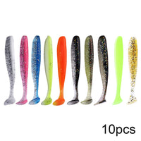 QXO 10pcs/Lot Soft Lures Silicone Bait 7cm 2g Goods For Fishing Sea Fishing Pva Swimbait Wobblers Artificial Tackle V.I.P Digital Presence