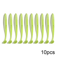 QXO 10pcs/Lot Soft Lures Silicone Bait 7cm 2g Goods For Fishing Sea Fishing Pva Swimbait Wobblers Artificial Tackle V.I.P Digital Presence