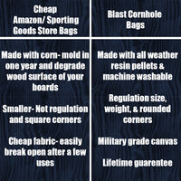 Hunting Buck/Deer American Flag Pro Cornhole Boards blastcornhole