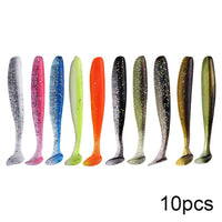 QXO 10pcs/Lot Soft Lures Silicone Bait 7cm 2g Goods For Fishing Sea Fishing Pva Swimbait Wobblers Artificial Tackle V.I.P Digital Presence