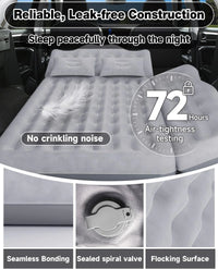 Umbrauto 29.53in/75cm Wide Car Air Mattress – Inflatable SUV, Truck & Van Back Seat Camping Bed with Pump & Pillows, Gray V.I.P Digital Presence