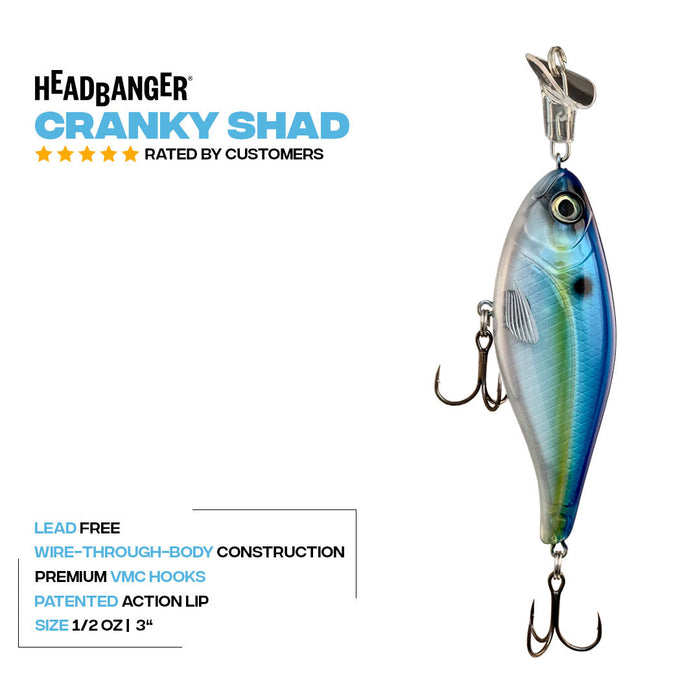 Headbanger Cranky Shad 3" Headbanger Lures