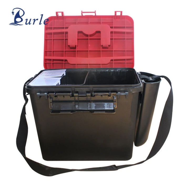 36*25*31cm Big Fishing Box with Multiple Functions Thickened with Scale Live Fish Bucket Removable Outdoor Fishing Gear OtdoorEdge Supply