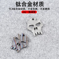 EDC Titanium Alloy Beads A Pendant Paracord Outdoor Decorations Camping Gear EDC Tools OtdoorEdge Supply
