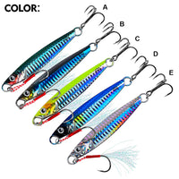 Lead Bionic Artificial Hard Bait Sea Fishing Boat Fishing Double Hook Luya False Bait Fishing Gear OtdoorEdge Supply