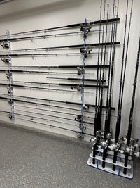 Made in the USA Premium Fishing Rod Racks | Wall or Ceiling or Boat Mounted TRAPSKI