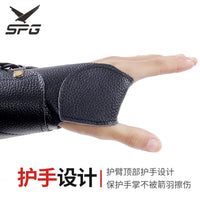 Hunting Archery Arm Guard  Bow Protective Gear Unisex Leather Protector Bracer Glove Adjustable OtdoorEdge Supply