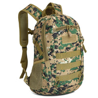 Cool Camping Gear Tactical Backpack, Trekking Bags, Camouflage Rucksack, Molle Bag, Camping Travel Backpacks, 15L OtdoorEdge Supply