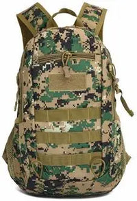 Cool Camping Gear Tactical Backpack, Trekking Bags, Camouflage Rucksack, Molle Bag, Camping Travel Backpacks, 15L OtdoorEdge Supply