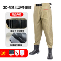 3D Nylon Half-length Fishing Fish Fishing Water Pants New One-piece Fish Catch Pants Rain Pants Wading Pants Water Playing Clothes OtdoorEdge Supply