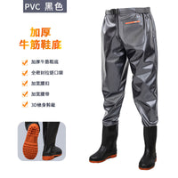 3D Nylon Half-length Fishing Fish Fishing Water Pants New One-piece Fish Catch Pants Rain Pants Wading Pants Water Playing Clothes OtdoorEdge Supply