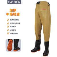 3D Nylon Half-length Fishing Fish Fishing Water Pants New One-piece Fish Catch Pants Rain Pants Wading Pants Water Playing Clothes OtdoorEdge Supply