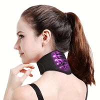 1-Pack Heated Neck Massager - Adjustable Ergonomic Design with Heat for Neck Back Shoulder, Durable Nylon, Ideal Gift Outdoor Kinetics