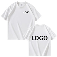 Customized 100% Cotton Printed T-shirts Men Fashion Short Sleeve O-neck Tshirt Women Personality Streetwear Tee Tops Camiseta Outdoor Kinetics