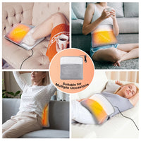 Foot Warmer USB Foot Heater Electric Foot Heating Pad Fast Heating Soft Plush Electric Foot Warmer for Home Heated Feet Warmer Outdoor Kinetics