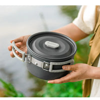 Naturehike Camping Cookware Kit,Kitchen Utensils Camping Gear ,Outdoor Cooking Ultralight Aluminum Pot Kettle Tablewear Set OtdoorEdge Supply