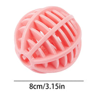 Durable Rubber Treat Dispensing Dog Ball Toy Bite Resistant Chew Toy For Teeth Grinding Boredom Relief Interactive Pet Training Outdoor Kinetics