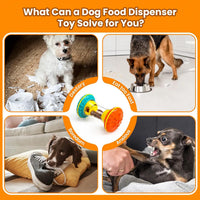 Interactive Dog Puzzle Toys for Boredom, Dogs Enrichment Toy to Keep Them Busy, Treat Dispensing Slow Feeder Outdoor Kinetics
