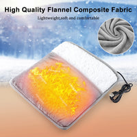 Foot Warmer USB Foot Heater Electric Foot Heating Pad Fast Heating Soft Plush Electric Foot Warmer for Home Heated Feet Warmer Outdoor Kinetics