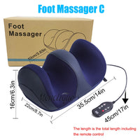 Super Big Eletric Foot Calf Massager Leg Massage Heated Roller Pressure Compresstion Relax Feet Muscle Blood Circulation Tools Outdoor Kinetics
