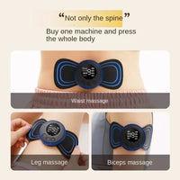 Electric EMS Foot Massager Pad Portable Foldable Massage Mat Muscle Stimulation Improve Blood Circulation Relief Pain Relax Feet Outdoor Kinetics