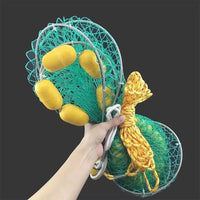 Large Fish Fishing Net Bag Water-floating Sea Fishing Baskets Weaved Nylon Mesh Portable Fishing Gear for Camping And Travel OtdoorEdge Supply