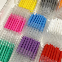 30pcsInterdental Brushes Dental Brush Between Teeth For Dental Orthodontic Clean Between Teeth Cleaning Tools Soft Micro Brushes Outdoor Kinetics