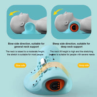 Heated Neck Traction Cervical Traction Device Pillow Electric Shoulder Massage Neck Massager Stretcher with Heat Outdoor Kinetics