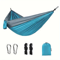 Camping Hammock Camping Accessories Gear for Outdoor Indoor with Tree Straps Nylon Lightweight Hammocks for Touring Hiking OtdoorEdge Supply